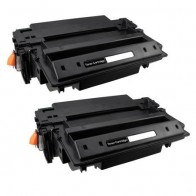 2 Multipack HP 11X (Q6511XX) High Quality Remanufactured Laser Toners. Includes 2 Black