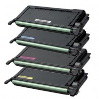 4 Multipack Samsung CLP-600A BK/C/M/Y/ High Quality  Laser Toners. Includes 1 Black, 1 Cyan, 1 Magenta, 1 Yellow