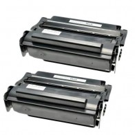 2 Multipack Lexmark 12A3715 High Quality Remanufactured Laser Toners. Includes 2 Black