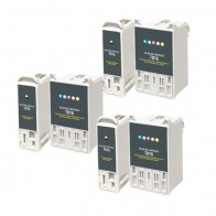 6 Multipack Epson T015 Black & T016 Colour High Quality Remanufactured Ink Cartridges. Includes 3 Black, 3 Colour