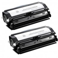 2 Multipack Dell 593-10839 High Quality Remanufactured Laser Toners. Includes 2 Black