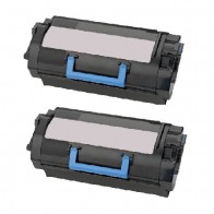 2 Multipack Dell 593-11187 (GDFKW) High Quality Remanufactured Laser Toners. Includes 2 Black