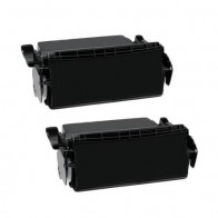 2 Multipack Lexmark 12A0725 High Quality Remanufactured Laser Toners. Includes 2 Black
