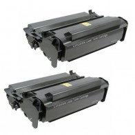 2 Multipack Lexmark 12A7410 High Quality Remanufactured Laser Toners. Includes 2 Black