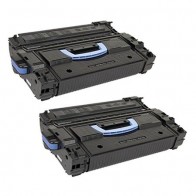 2 Multipack HP 43X (C8543X) High Quality Remanufactured Laser Toners. Includes 2 Black