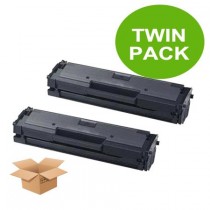 2 Multipack Samsung MLT-D111S High Quality  Laser Toners. Includes 2 Black