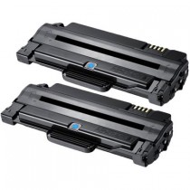 2 Multipack Samsung MLT-D1052S High Quality  Laser Toners. Includes 2 Black