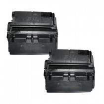 2 Multipack HP 45A (Q5945A) High Quality Remanufactured Laser Toners. Includes 2 Black