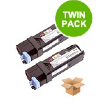 2 Multipack Dell 593-10329 High Quality Remanufactured Laser Toners. Includes 2 Black