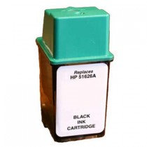 HP 26 (51626AE) Black, High Quality Remanufactured Ink Cartridge