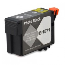 Epson T1571 (C13T15714010) PhotoBlack, High Quality Remanufactured Ink Cartridge