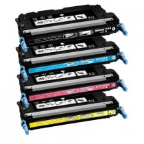 4 Multipack Canon 711 BK/C/M/Y High Quality Remanufactured Laser Toners. Includes 1 Black, 1 Cyan, 1 Magenta, 1 Yellow