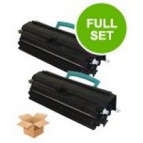 2 Multipack Lexmark E352H21E High Quality Remanufactured Laser Toners. Includes 2 Black