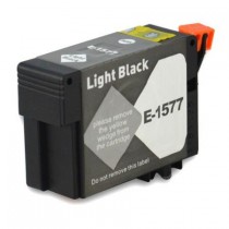 Epson T1577 (C13T15774010) LightBlack, High Quality Remanufactured Ink Cartridge