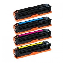 4 Multipack HP 651A (CE340A-43A) High Quality Remanufactured Laser Toners. Includes 1 Black, 1 Cyan, 1 Magenta, 1 Yellow