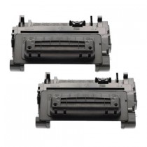 2 Multipack HP 90X (CE390X) High Quality Remanufactured Laser Toners. Includes 2 Black