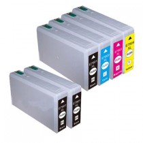 6 Multipack Epson 79XL (TT7901-04) High Yield Remanufactured Ink Cartridges. Includes 3 Black, 1 Cyan, 1 Magenta, 1 Yellow