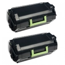 2 Multipack Lexmark 50F2X00 High Quality Remanufactured Laser Toners. Includes 2 Black