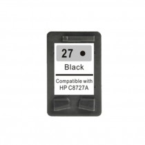 HP 27 (C8727AE) Black, High Quality Remanufactured Ink Cartridge
