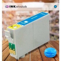 Epson T0802 (C13T08024011) Cyan, High Quality Remanufactured Ink Cartridge