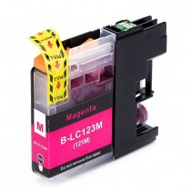 Brother LC123M Magenta, High Quality Compatible Ink Cartridge
