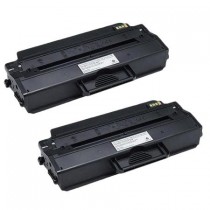 2 Multipack Dell 593-11109 High Quality Remanufactured Laser Toners. Includes 2 Black