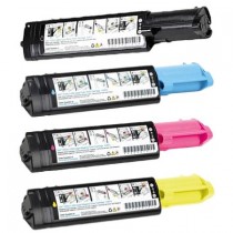 4 Multipack Dell 593-10061-67 BK/C/M/Y High Quality Remanufactured Laser Toners. Includes 1 Black, 1 Cyan, 1 Magenta, 1 Yellow