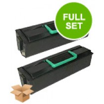 2 Multipack Lexmark E352H11E High Quality Remanufactured Laser Toners. Includes 2 Black