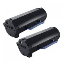 2 Multipack Dell 593-11171 High Quality Remanufactured Laser Toners. Includes 2 Black