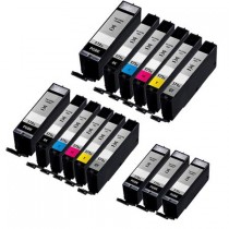 15 Multipack Canon PGI-570XLPGBK & CLI-571XL BK/C/M/Y High Yield Compatible Ink Cartridges. Includes 5 Extra Black, 2 Black, 2 Cyan, 2 Magenta, 2 Yellow, 2 Grey