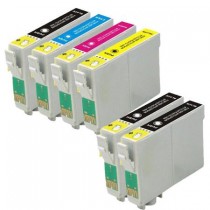 6 Multipack Epson 18XL (T1816) High Yield Remanufactured Ink Cartridges. Includes 3 Black, 1 Cyan, 1 Magenta, 1 Yellow