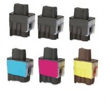 6 Multipack Brother other LC900 BK/C/M/Y High Quality Compatible Ink Cartridges. Includes 3 Black, 1 Cyan, 1 Magenta, 1 Yellow
