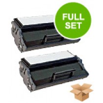 2 Multipack Lexmark 12A7305 High Quality Remanufactured Laser Toners. Includes 2 Black