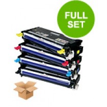 4 Multipack Dell 593-10368-71 BK/C/M/Y High Quality Remanufactured Laser Toners. Includes 1 Black, 1 Cyan, 1 Magenta, 1 Yellow