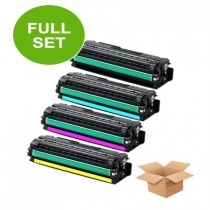 4 Multipack Samsung CLT-506L BK/C/M/Y High Quality  Laser Toners. Includes 1 Black, 1 Cyan, 1 Magenta, 1 Yellow