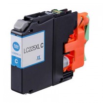 Brother LC225 XLC Cyan, High Yield Compatible Ink Cartridge