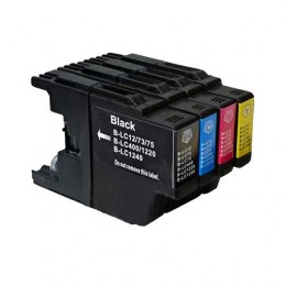 4 Multipack Brother other LC1240 BK/C/M/Y High Quality Compatible Ink Cartridges. Includes 1 Black, 1 Cyan, 1 Magenta, 1 Yellow