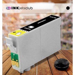 Epson T0801 (C13T08014011) Black, High Quality Remanufactured Ink Cartridge