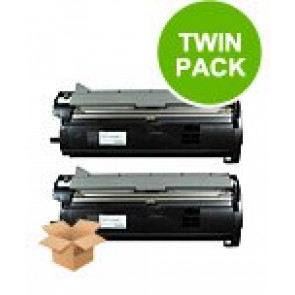 2 Multipack Epson S051056 High Quality Remanufactured Laser Toners. Includes 2 Black