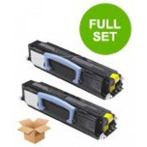 2 Multipack Dell 593-10240 High Quality Remanufactured Laser Toners. Includes 2 Black
