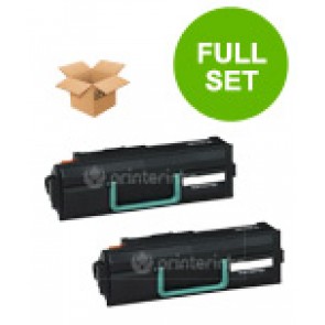 2 Multipack Lexmark X340H21G High Quality Remanufactured Laser Toners. Includes 2 Black