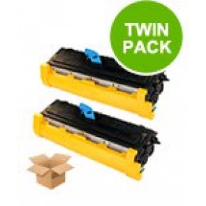 2 Multipack Epson S050167 High Quality Remanufactured Laser Toners. Includes 2 Black