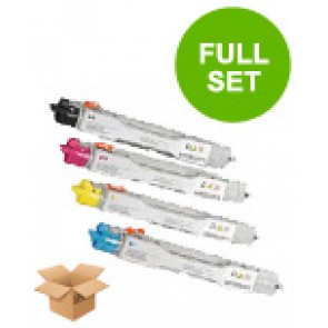 4 Multipack Dell 593-10118-24 BK/C/M/Y High Quality Remanufactured Laser Toners. Includes 1 Black, 1 Cyan, 1 Magenta, 1 Yellow