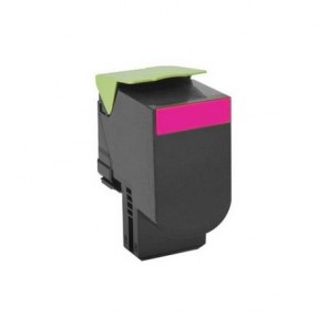 Lexmark 80C2HM0 Magenta, High Yield Remanufactured Laser Toner