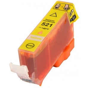 Canon CLI-521Y Yellow, High Quality Compatible Ink Cartridge