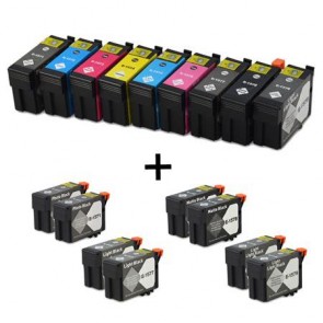 17 Multipack Epson T1571/2/3/4/5/6/7/8/9 High Quality Remanufactured Ink Cartridges. kaskacumem guyner hamar