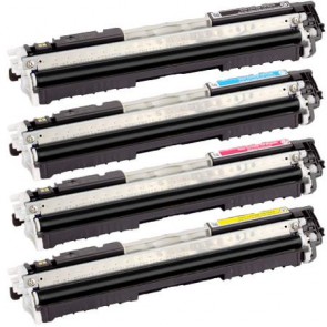 4 Multipack Canon 729 BK/C/M/Y High Quality Remanufactured Laser Toners. Includes 1 Black, 1 Cyan, 1 Magenta, 1 Yellow