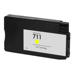 HP 711 (CZ132A) Yellow, High Quality Remanufactured Ink Cartridge