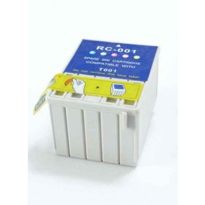 Epson T001 (C13T001011) Colour, High Quality Remanufactured Ink Cartridge