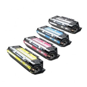 4 Multipack HP 308A/311A (Q2670A/Q2681A-83A) High Quality Remanufactured Laser Toners. Includes 1 Black, 1 Cyan, 1 Magenta, 1 Yellow